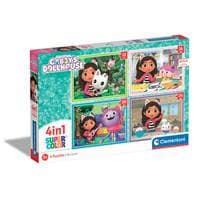 Puzzle 4v1 Gábinin kouzelný domek - autor neuvedený