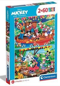 Puzzle 2x60 Mickey a priateľia Clementoni 1
