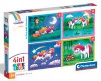 Clementoni Puzzle 4v1 Unicorn 1