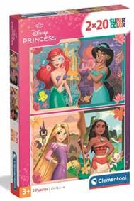 Clementoni puzzle 2x20 Princezné 1