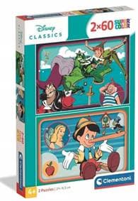 Puzzle 2x60 Disney Klasika Clementoni 1