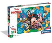 Clementoni Puzzle 104 Mickey Junior 1