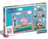 Puzzle 3x48 Peppa Pig - autor neuvedený 1