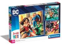Clementoni Puzzle 3x48 DC Comics Justice League 1