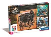 Clementoni Puzzle 3x48 Jurassic World 1