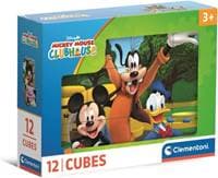 Obrázkové kostky Mickey Mouse 12 kostek