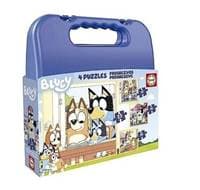 Puzzle v kufříku Bluey 4v1 1