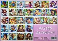 Pexeso dievčatá aktivity (1) 32 dvojic 1