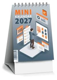 Mini kalendár 2027 - stolový kalendár - autor neuvedený 1