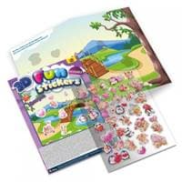 Trblietavé 3D nálepky - Zaľúbené zvieratká - autor neuvedený