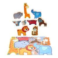 Puzzle Safari zvieratká 24x18cm 1