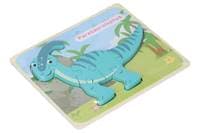 Vkladačka dinosaurus drevená 18x14,5cm 1