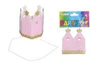 Party korunka ružová 9,6cm/4ks 1