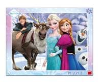 Puzzle 40 Frozen Na procházce deskové - autor neuvedený