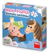 Puzzle 15 maxi Domácí zvířátka