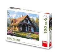 Puzzle Chata v údolí XL 100 ks - autor neuvedený
