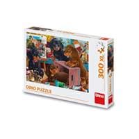 Puzzle Jezevčíci XL 300 ks - autor neuvedený 1