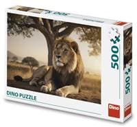 Puzzle 500 Odpočívající lev - autor neuvedený