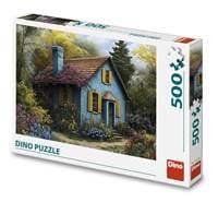 Puzzle 500 Modrý domeček - autor neuvedený