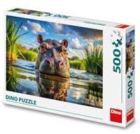 Puzzle 500 Roztomilý hroch