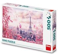 Puzzle 500 Eiffelovka v růžovém 1