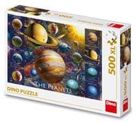 Puzzle 500XL Osm planet - autor neuvedený