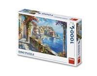 Puzzle 1000 Středomořské městečko - autor neuvedený