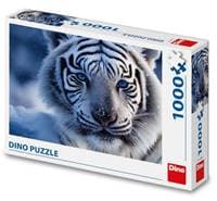 Puzzle 1000 Bílý tygr 1