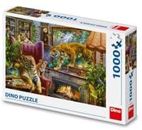 Puzzle 1000 Z obrazu Tygři 1