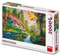 Puzzle 2000 Domek u řeky 1