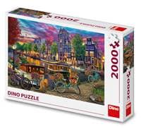 Puzzle 2000 Malovaný Amsterdam 1