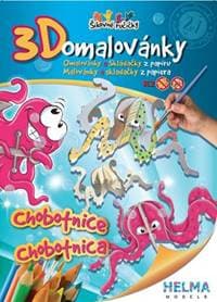 Omaľovanky a 3D skladačka z papiera 2v1 - autor neuvedený