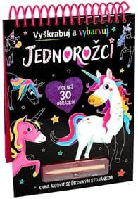 Jednorožci - Vyškrabuj a vybarvuj - kolektiv 1