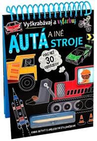 Autá a iné stroje - Vyškrabávaj a vyfarbuj - kolektiv 1