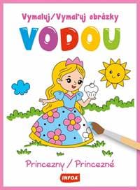 Vymaľuj obrázky vodou - Princezné - autor neuvedený