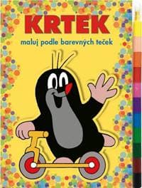 Krtek - Maluj podle barevných teček - autor neuvedený