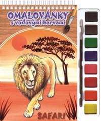 Safari: Maľovanky s vodovými farbami a štetcom - autor neuvedený 1