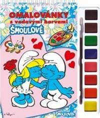 Šmolkovia - Maľovanky s vodovými farbami a štetcom - autor neuvedený