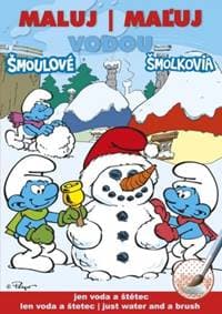 Maľuj vodou A5 - Šmolkovia zima - autor neuvedený 1