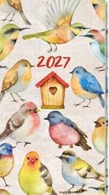 Týdenní diář 2027 Jakub Lamino kapesní Ptáčci - autor neuvedený