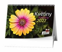 Květiny 2027 - stolní kalendář - autor neuvedený 1