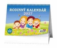 Rodinný kalendář 2027 - stolní kalendář - autor neuvedený