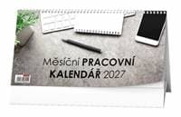 Měsíční pracovní kalendář 2027 - stolní kalendář - autor neuvedený