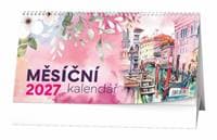 Měsíční kalendář 2027 - stolní kalendář - autor neuvedený