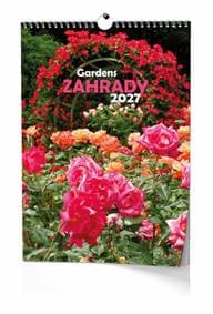 Zahrady 2027 - nástěnný kalendář - autor neuvedený 1