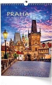 Praha 2027 - nástěnný kalendář - autor neuvedený