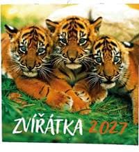 Zvířátka 2027 - nástěnný kalendář - autor neuvedený