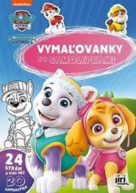 Vymaľovanky so samolepkami - Labková patrola (A4) - autor neuvedený