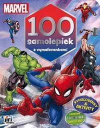 100 samolepiek s vymaľovankami - Marvel - autor neuvedený 1