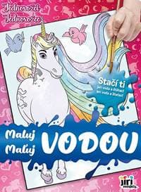 Maľuj vodou Jednorožce - autor neuvedený